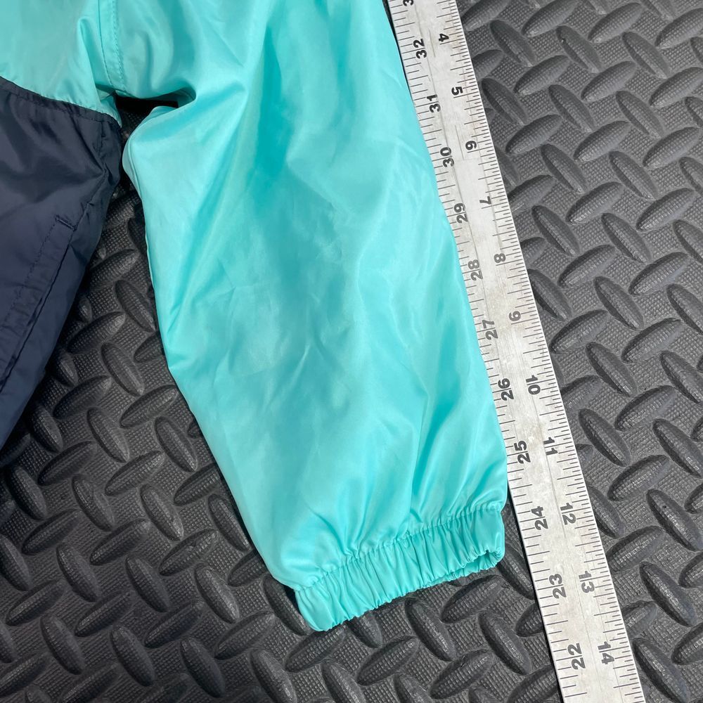 Old Navy Navy Blue Turquoise Half Zip Wind Breaker Jacket‎ Boys Size 3T - Picture 7 of 8
